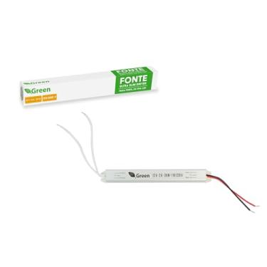 Imagem de Fonte Ultra Slim Driver P/Perfil Fita Led 12v 2a 24w Bivolt