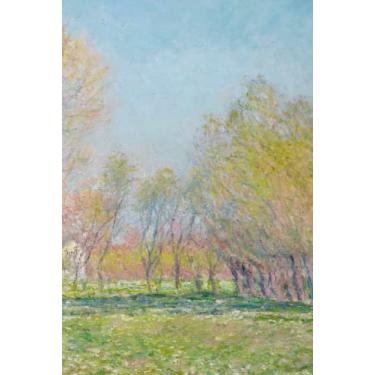 Imagem de Claude Monet Spring in Giverny (1890), 120 Pages, 6” x 9” Lined Paper Journal/Diary/Notebook, Hardcover: Ideal for journaling, writing and note-taking. Diary for Art Lovers, Adults, College Students
