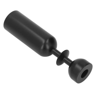 Imagem de Castiçal de Madeira Vintage, Castiçal de Madeira, Peça Central de Mesa, Decoração Rústica, Suporte de Madeira, Pilar, Preto, 8,7 Polegadas de