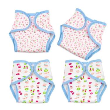 Imagem de Conjunto de 4 Fraldas para Boneca Reborn Pedolltree (17-22 polegadas)