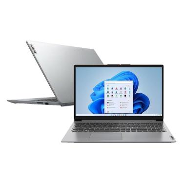 Imagem de Notebook Lenovo IdeaPad 1 15IAU7 82VY000QBR Tela de 15.6 Intel Core i5-1235U ssd 512GB 8GB Windows 11 Cinza