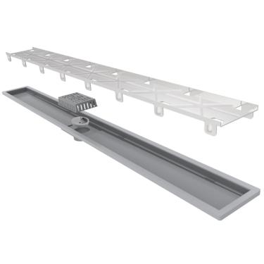 Imagem de Ralo Linear Elleve Royal Tampa Oculta 100cm Linear
