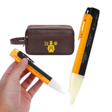 Imagem de Detector Tensão Fase Caneta BIP Voltagem + Bolsa Ferramentas - Mormino