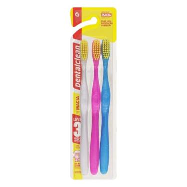 Imagem de Dentalclean Escova de Dente Basic Color Leve 3 - Macia