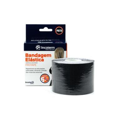 Imagem de PROTAPE Bandagem Elástica Adesiva Preto Incoterm