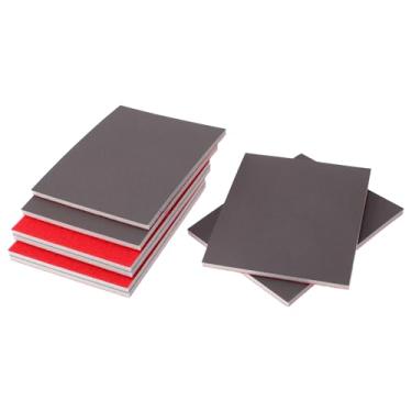 Imagem de TUCKBOLD 8 peças de esponja de lixa fina P2500 de 14 x 11 cm, laváveis para paredes de gesso de metal, madeira, pintura automotiva, plástico, faça você mesmo, 0,5 polegadas