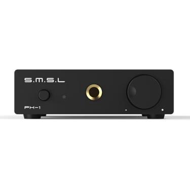 Imagem de S.M.S.L Pré-amplificador Phono PH-1 MM, ganho/baixa distorção de 46 dB, fabricado em CNC, amplificador de fone de ouvido integrado, para configuração de toca-discos