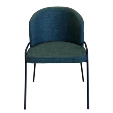 Imagem de Poltrona Estofada com Base Fixa em Aço Carbono Pintura Epóxi – Samy Exclusiva