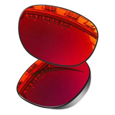 Imagem de Vonxyz Lentes de substituição para óculos de sol Ray-Ban Wayfarer RB2132 52 mm - Ruby MirrorCoat polarizado