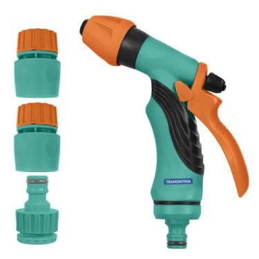 Imagem de Conjunto Irrigação Tramontina Engates Rápidos e Hidropistola