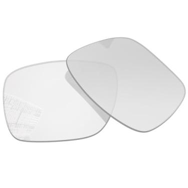 Imagem de Acefrog Lentes de reposição polarizadas de 1,5 mm para óculos de sol Oakley TwoFace OO9189 OO9256, material atualizado, resistente a impactos - HD transparente não polarizado - 1,5 mm