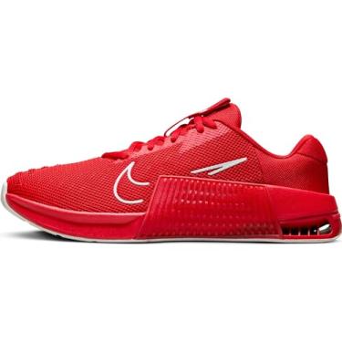 Imagem de NIKE Metcon 9, cano baixo masculino, University Red Pure Platinum Gym Red, 44 BR