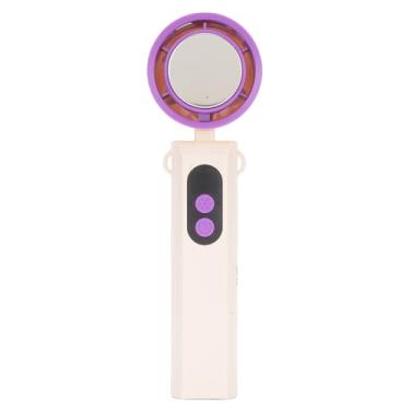 Imagem de Heayzoki Ventilador Portátil Portátil, Ventilador de Mão de Alta Velocidade Com Refrigerador de Gelo, Cordilhão, Bateria de 4000mAh Recarregável USB, Exibição de Bateria Em Tempo Real, (Rosa)