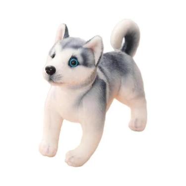 Imagem de 25/30cm Macio Husky Cão Brinquedo De Pelúcia Animal De Pelúcia Fofo Ka
