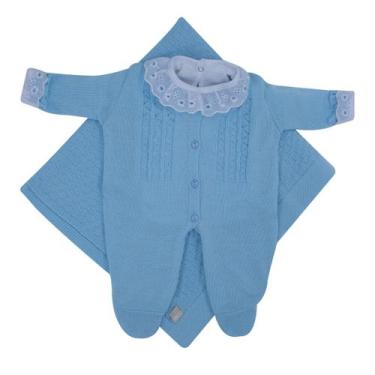 Imagem de Kit de Maternidade Trabalhado e Body Gola e Punho de Renda - Kowak, Az