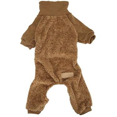 Imagem de HEEPDD Suéter de cachorro de gola alta, roupas de frio para cães roupas quentes espessantes para animais de estimação suéter macio para cães uso interno e externo