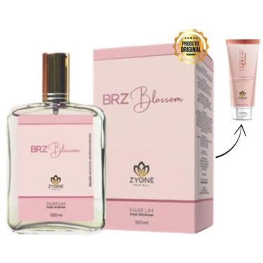 Imagem de Kit BRZ Blossom Perfume 100ml e Creme Hidratante 120g Zyone Feminino P