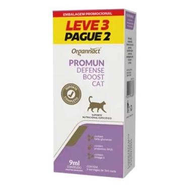 Imagem de Promun Defense Boost Cat 3ml Organnact Promo Leve 3 Pague 2