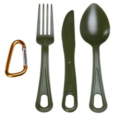 Imagem de Conjunto de Talheres Guepardo Polic Verde - NTK, Verde, Único