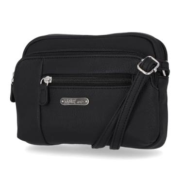 Imagem de MultiSac Mini bolsa transversal dinâmica feminina, Preto caçador, One Size