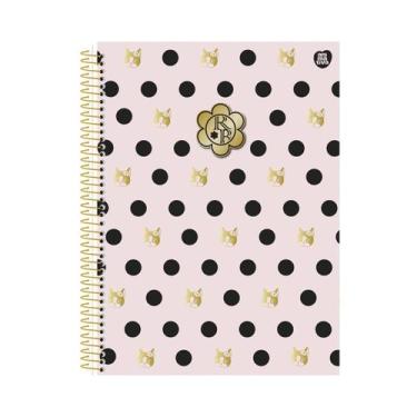 Imagem de Caderno Rebecca Bonbon Espiral Capa Dura 1 Matéria Bolinhas