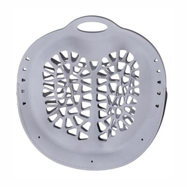 Imagem de HOIRIX Sacos de lavagem de sutiã de silicone, protetor de sutiã para máquina de lavar, suporte de roupa íntima, bolsa de armazenamento de roupa íntima (cinza, 8,6)