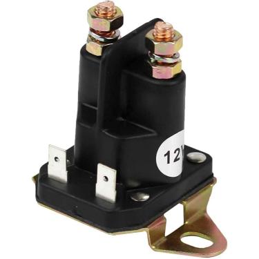 Imagem de CHICHIYANG Solenoide de relé de partida de metal 12V 582042801 conjunto de trator de cortador de grama adequado para Stens 435 325