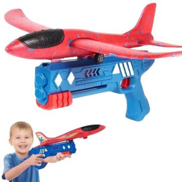 Imagem de Brinquedo Lança Avião Planador Diversão voa de verdade - Marca
