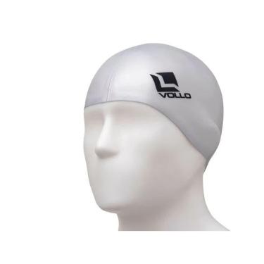 Imagem de Touca de Natação de Silicone - Prata - Vollo Sports-Masculino
