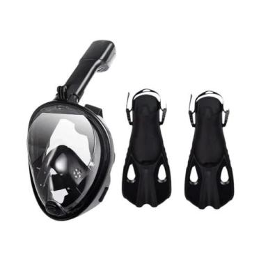 Imagem de Máscara de Mergulho Antiembaçante com Respirador - À Prova D'água, Lxl