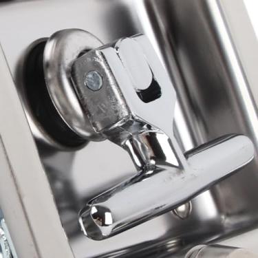 Imagem de Aço Inoxidável Tida T Trava, à Prova de Ferrugem e Resistente para Trailers, Caminhões, Reboques, Lojas de Máquinas Móveis, Campistas, Trava Dobrável da Caixa de Ferramentas Com