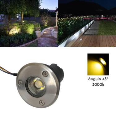 Imagem de Balizador Led Cob 3W Bivolt De Embutir Luz Branco Quente - CBC