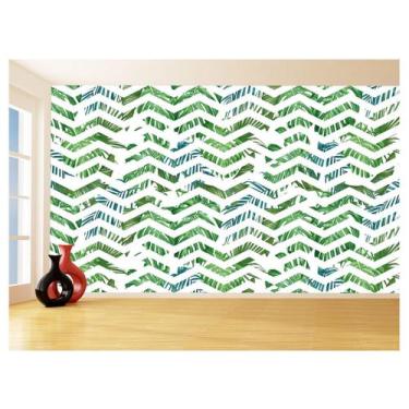 Imagem de Papel De Parede 3D Sala Chevron Zig Zag Listras 3,5M Zig89 - Você Deco