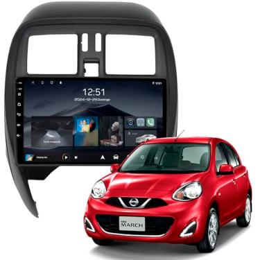 Imagem de Multimídia Adak 9P March Ar analogico 2015 a 2022 2+64GB Quadcore Carplay Android Auto Gps