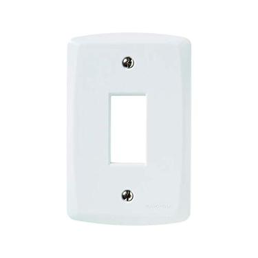 Imagem de Placa Lux2 4x2 - 1 Posto Vertical Branca-TRAMONTINA-57105003