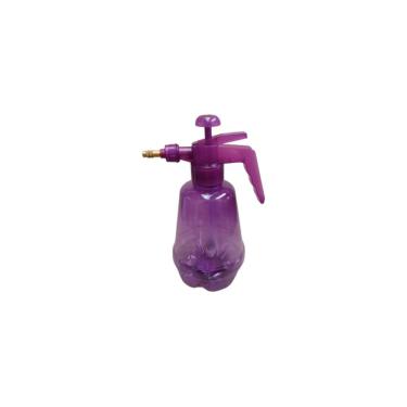 Imagem de Pulverizador Manual de Pressão, 1,6 Litros, PP e Cobre, Verde/Vermelho/Roxo, Gatilho Anatômico com Trava, Bico Ajustável, 31x12x12 cm