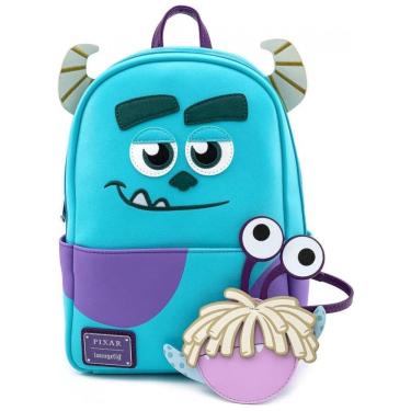Imagem de Mochila Escolar Infantil Loungefly Disney Sulley Monstrar S A para Crianças a Partir de 10 Anos, Azul
