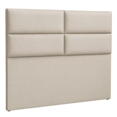 Imagem de Cabeceira Cama Box Queen 160 cm Siena Corano Off White - Nexta Casa