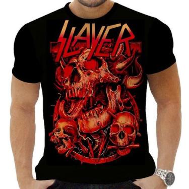 Imagem de Camiseta Camisa Personalizada Rock Metal Slayer 17 - OBDS, BABYLOOK P