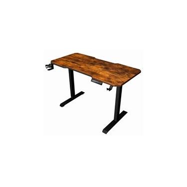 Imagem de Mesa Gamer Lift Rise Mode Madeira MDF, Com Regulagem de Altura Elétrica, 1 Motor, 3 Memorizações, Rústico - RM-ML-01-MR