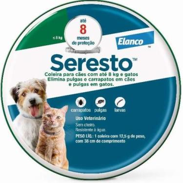 Imagem de Seresto Coleira Para Cães Até 8kg - Elanco