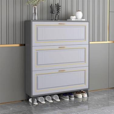 Imagem de Organizador moderno de armário de sapatos para quarto, corredor, armário – Rack de armazenamento de sapatos com design elegante