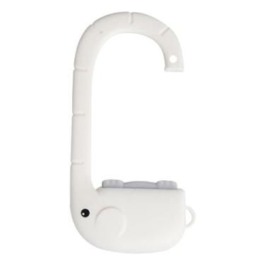 Imagem de LiebeWH Gancho de Bolsa de Elefante Fofo para Mesa, Material Plástico, Aderência Forte e Design Móvel para Bolsas de Estudantes, Perfeito para Salas de Aula e Escritórios