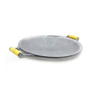 Imagem de Chapa Bifeira Bifeteira Badejo Petiscos com Alça De Madeira