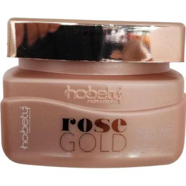 Imagem de Mascara Tratamento Hidratante Rose Gold Hobety 300g - Hobety Profissio