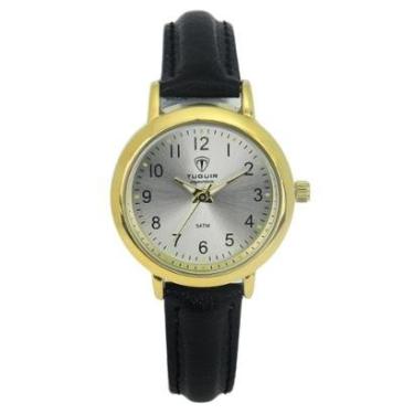 Imagem de Relógio Unissex Tuguir Analógico Imperium TG30493 Prata e Dourado e Preto-Masculino