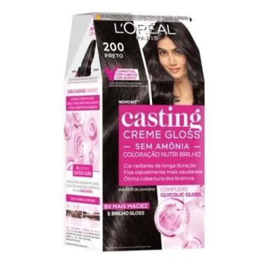 Imagem de Tintura L'Oréal Casting Creme Gloss 200 Preto