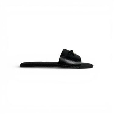 Imagem de Chinelo Moleca Slide Verniz Nancy De Laço Super Leve e Confortável Fem