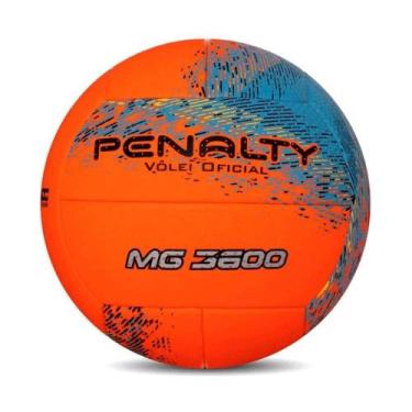 Imagem de Bola de Volei Quadra MG 3600 XXI Ultra Fusion Penalty, Laranja, Verde