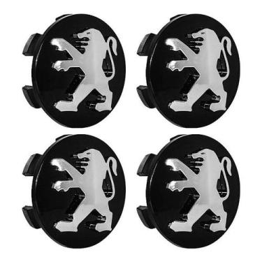 Imagem de Jogo Calotinha Meio Para Roda Peugeot 206 207 208 307 - DCAPS